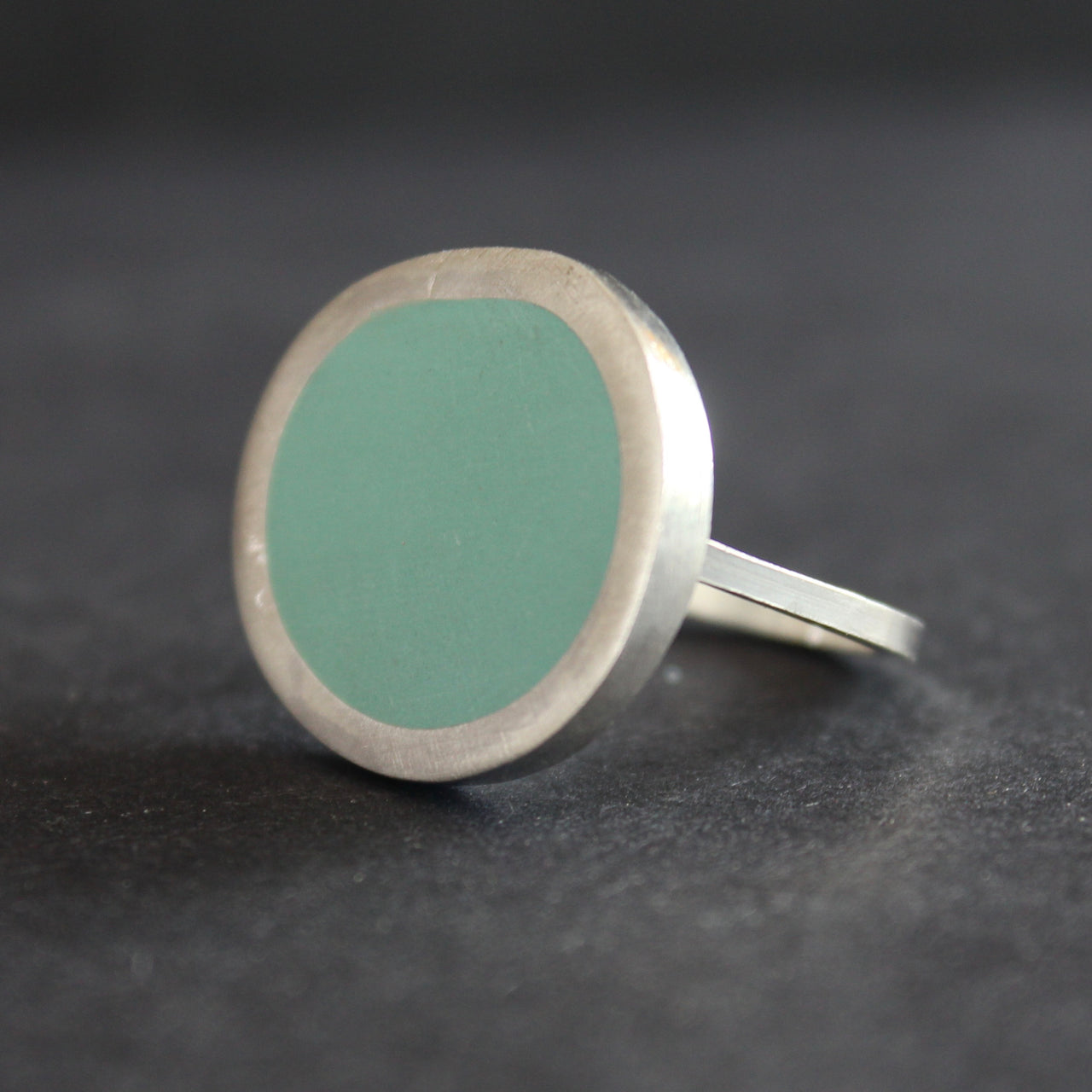 Clare Lloyd - Large Ring in duck egg blue