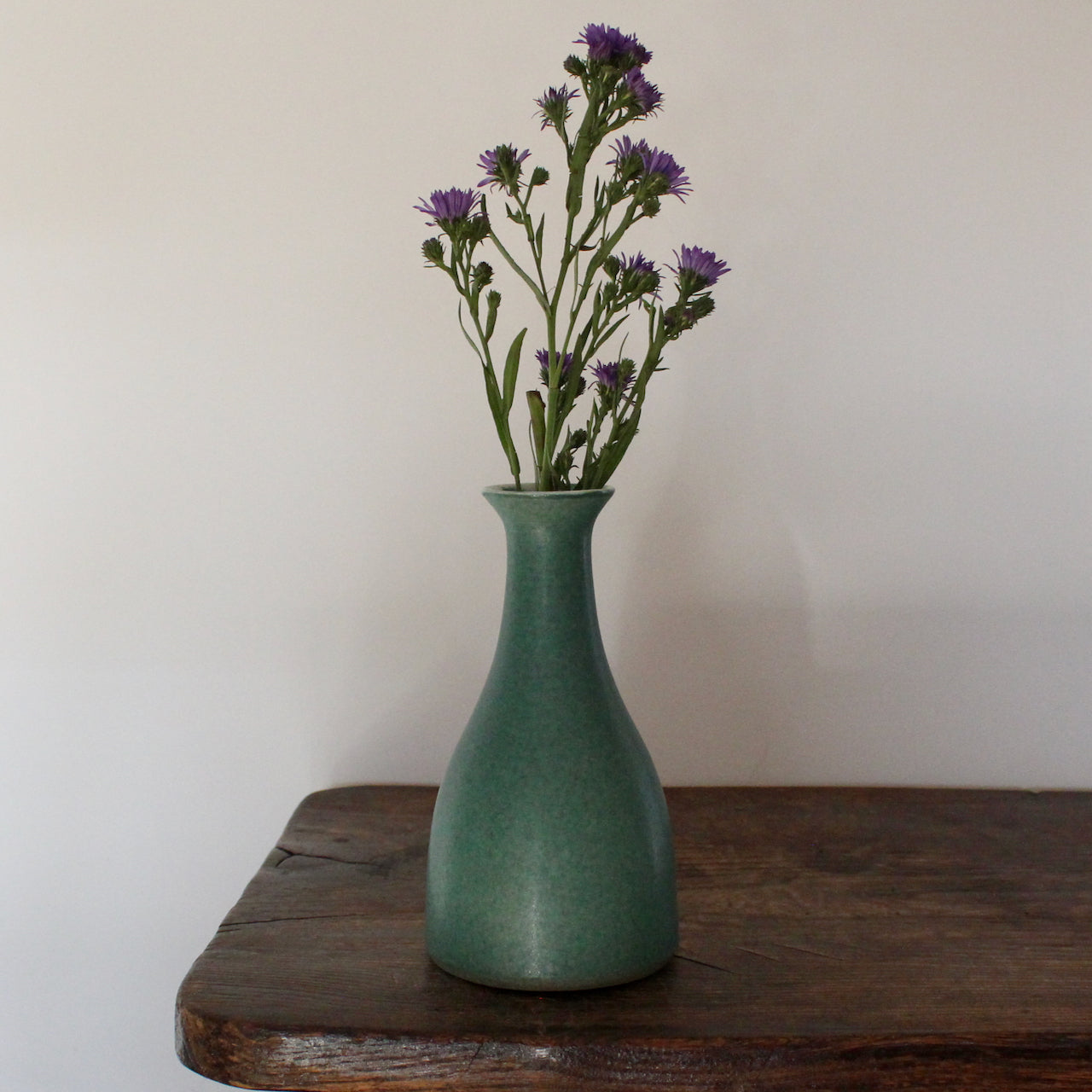 Lucy Burley - Jade Green flared vase