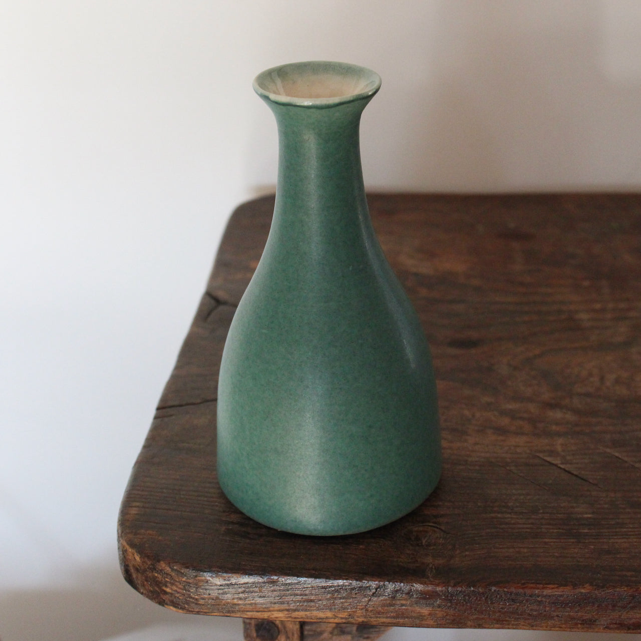 Lucy Burley - Jade Green flared vase