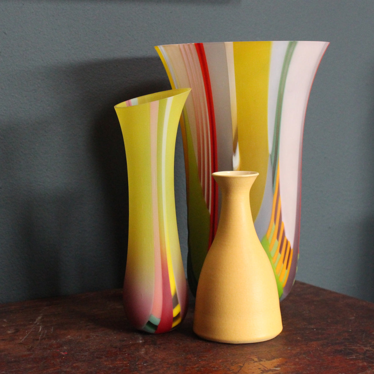 Lucy Burley - Golden Yellow Flared Vase