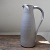  grey coloured ceramic jug with handle by ceramicist Lucy Burley 