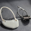 mis-matched earrings by Lizzie Weir of Anatole Design, made from found materials
