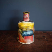 A Bright bottle made of pottery by John Pollex