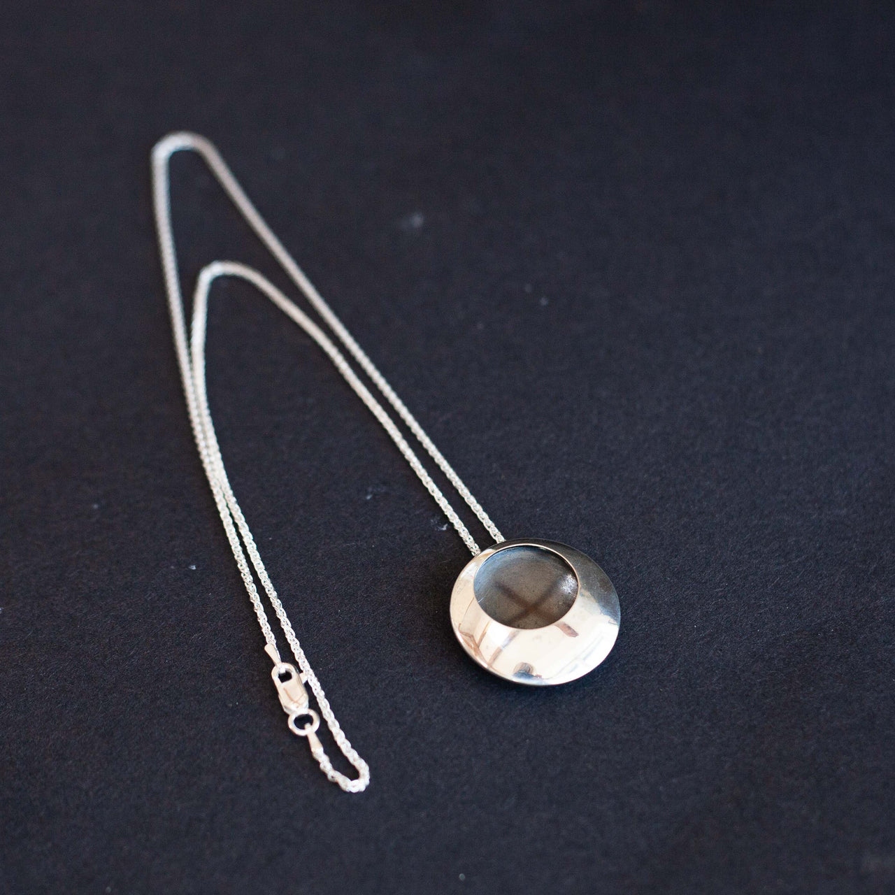 Beverly Bartlett Oxidised Silver Pendant