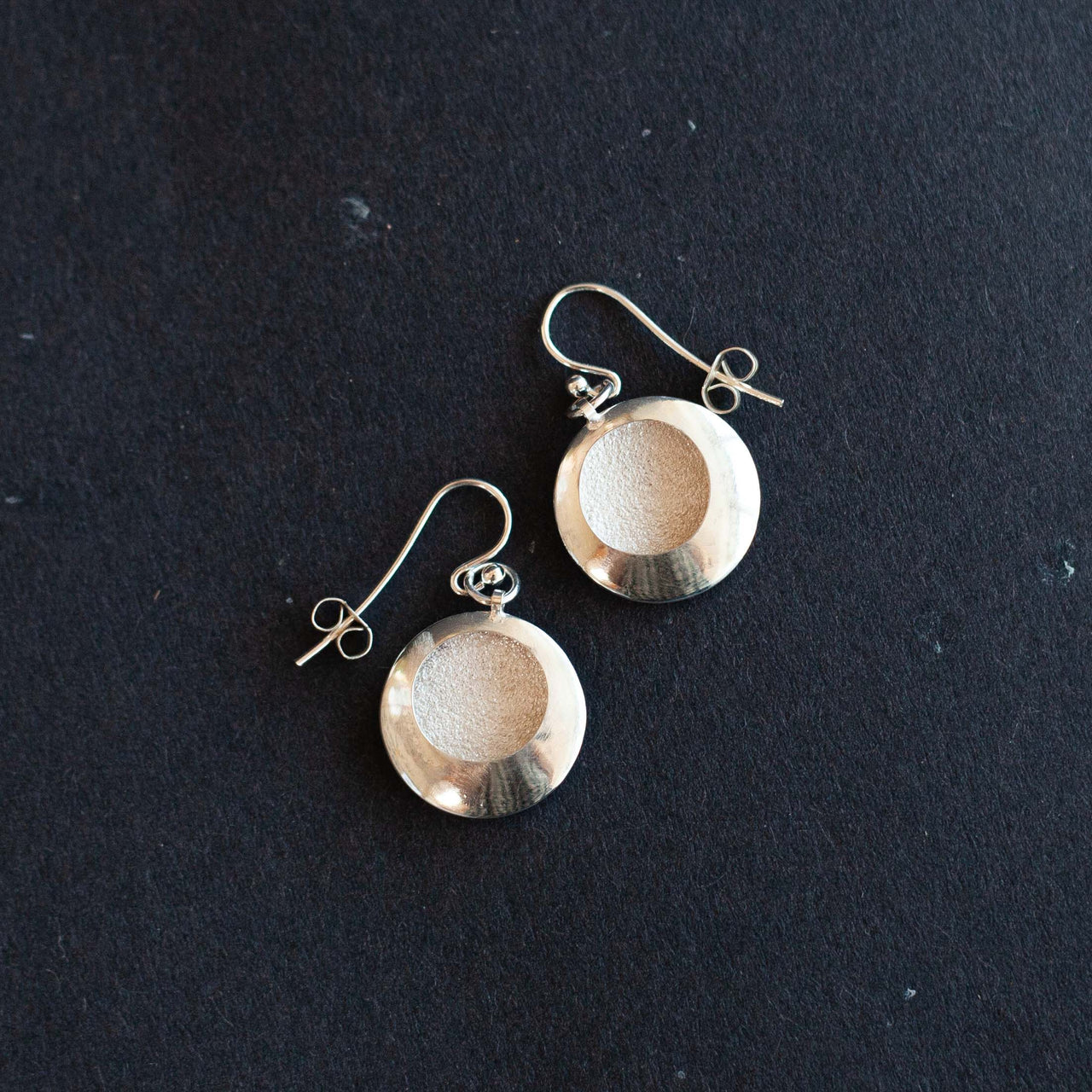 Beverly Bartlett - Golden Ratio Earrings, Textured