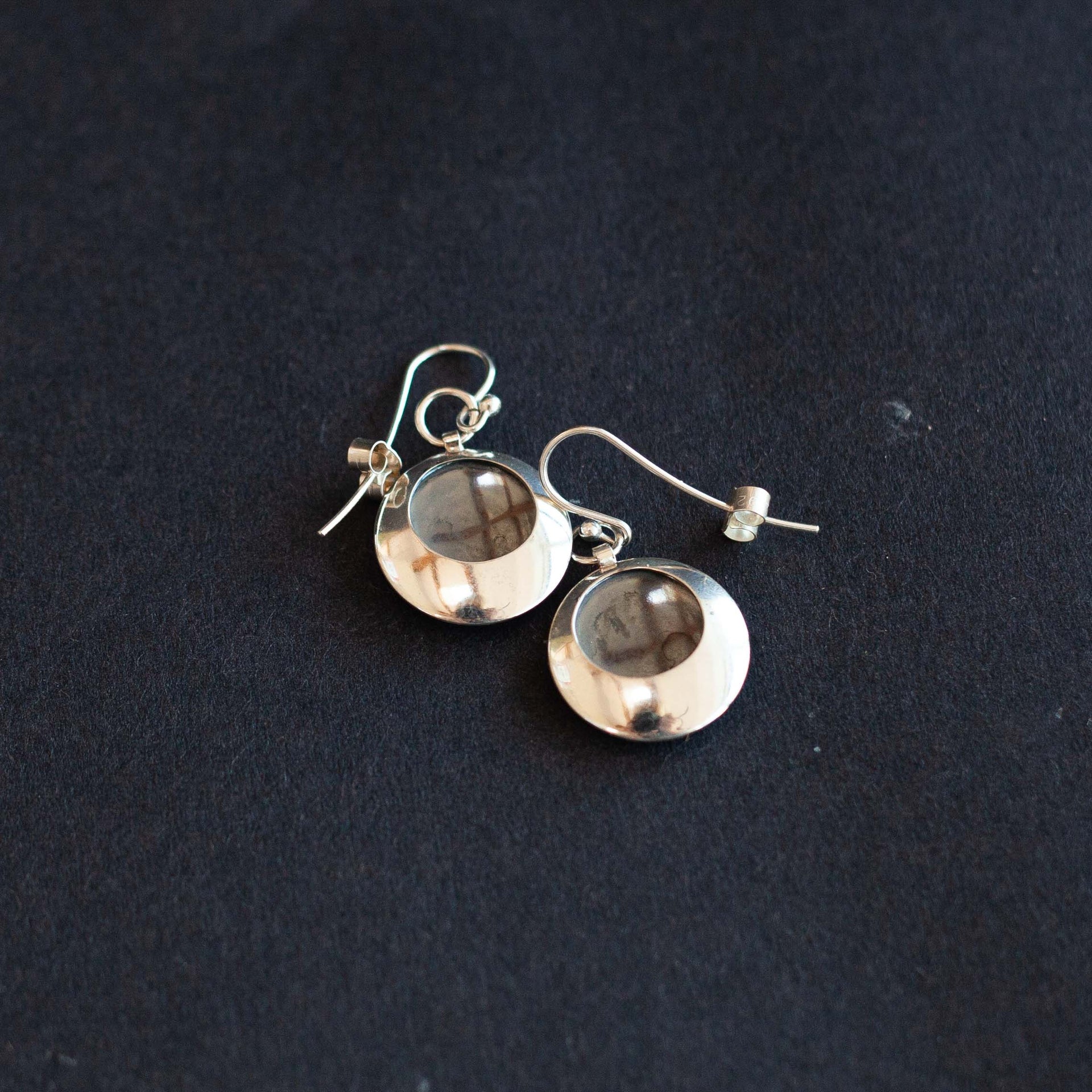 Beverly Bartlett Oxidised Silver Earrings