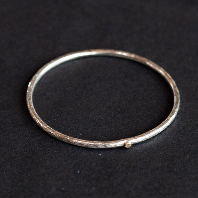 Lucy Spink - Bangle with small gold dot