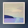 Cornwall artist Alex Yarlett seascape painting with purples.