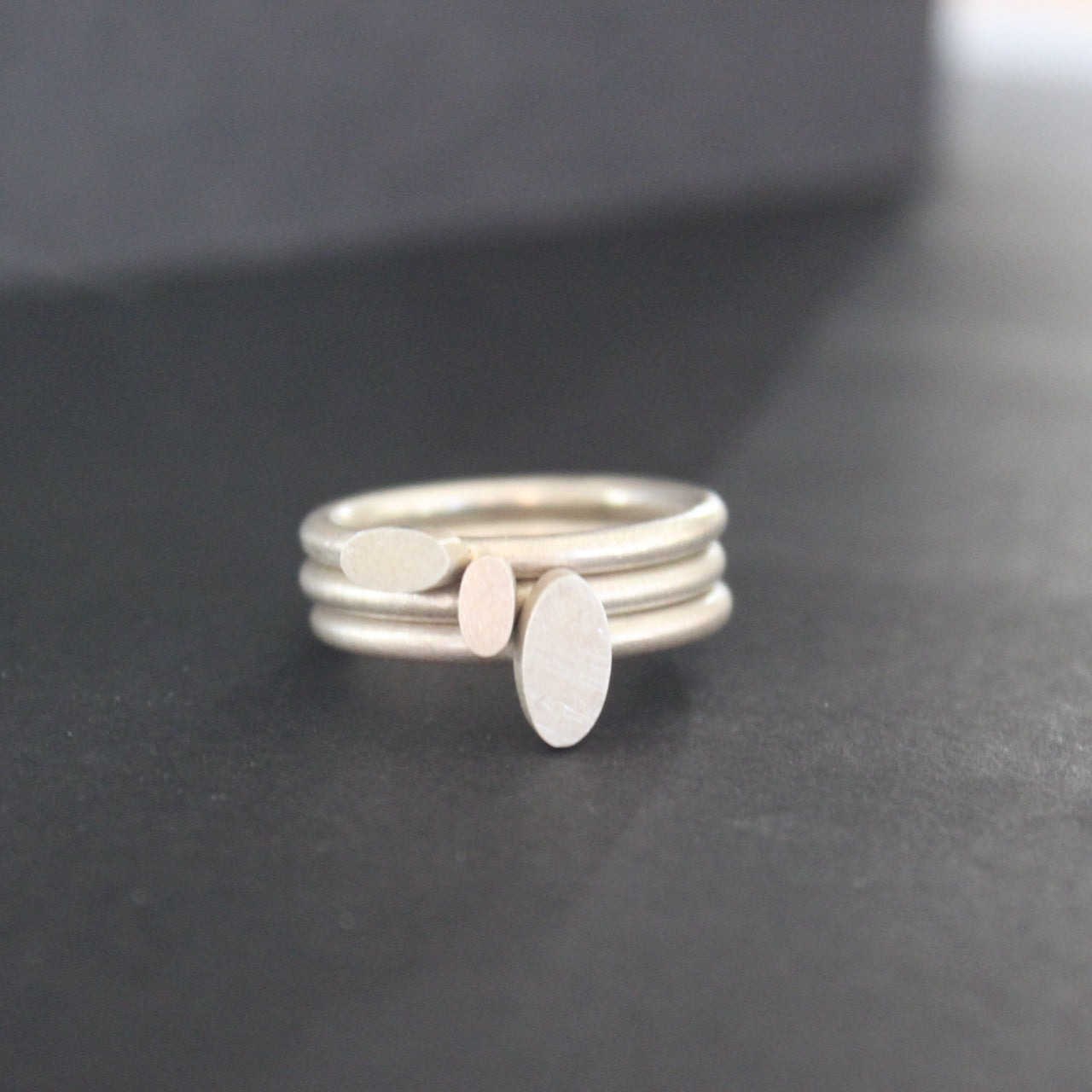 Laila Smith - Oval Triple Ring Set