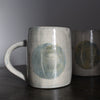 a pair of ceramic mugs by Kate Welton UK ceramicist 