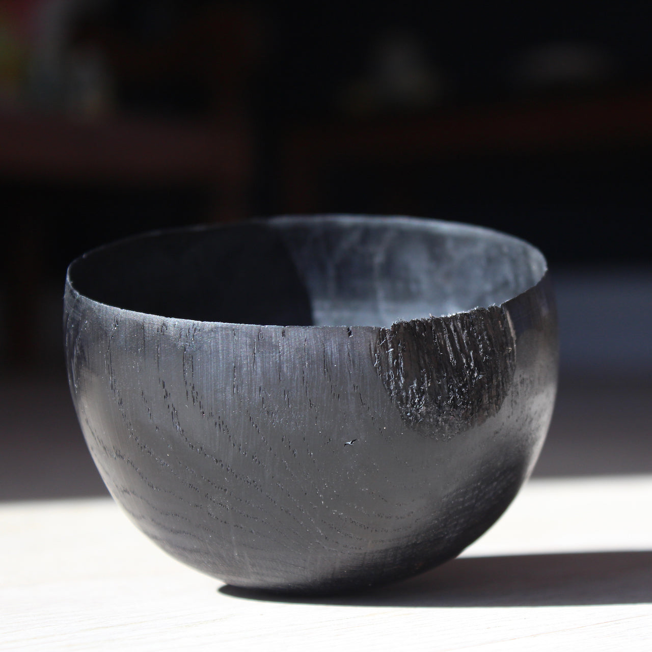 Jayne Armstrong - Blackened oak cup