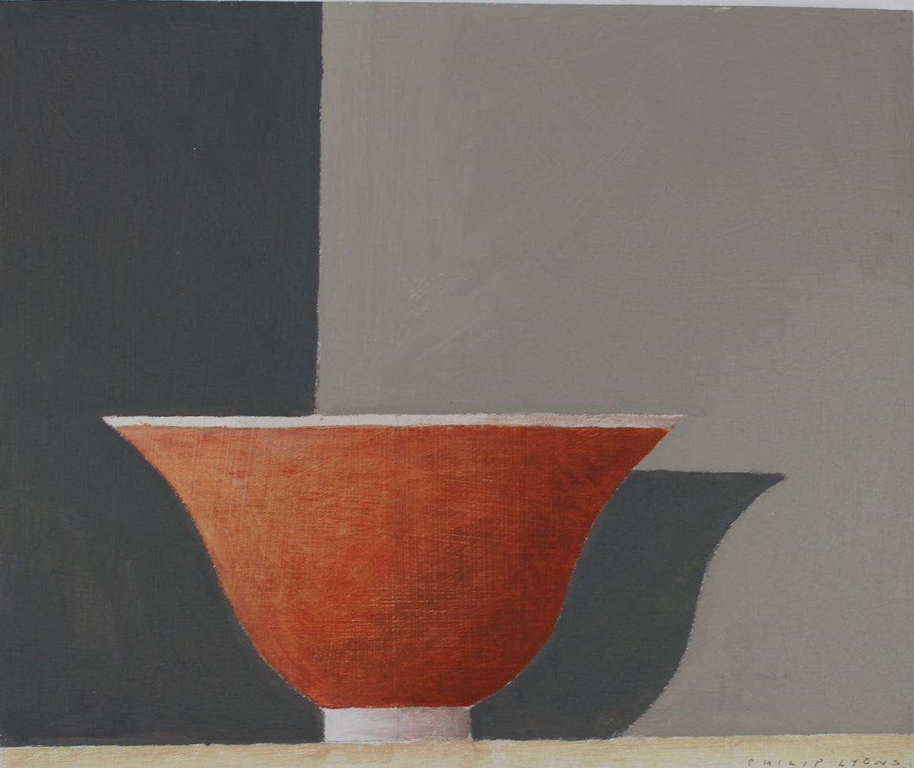 Philip Lyons - Bowl on grey (Chinese Bowl)