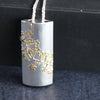 Plantae box pendant in silver with gold leaf detail by Beverly Bartlett